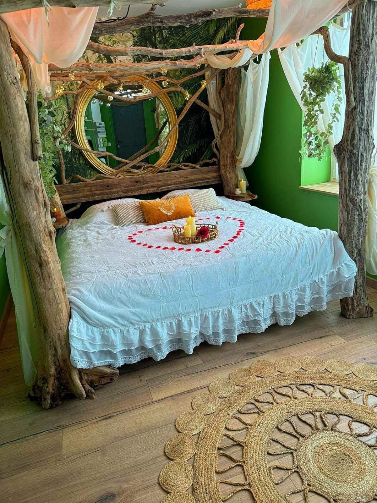 La Jungle Insolite, Spa, Ecran Cinema, Lit A Baldaquin King Size, Day Use, 10 Min Centre Amiens Eksteriør bilde